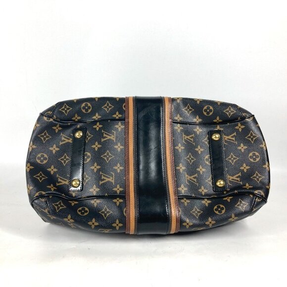 LOUIS VUITTON Black Monogram Canvas Shoulder Bag - Picture 4 of 16